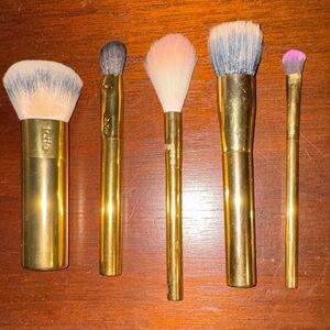 Tarte 5 Piece Limited Edition Gold Make-up Brush Set